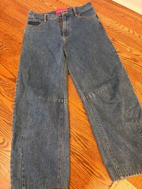 Heidi Merrick Collection Wide Leg Dark Wash Jeans